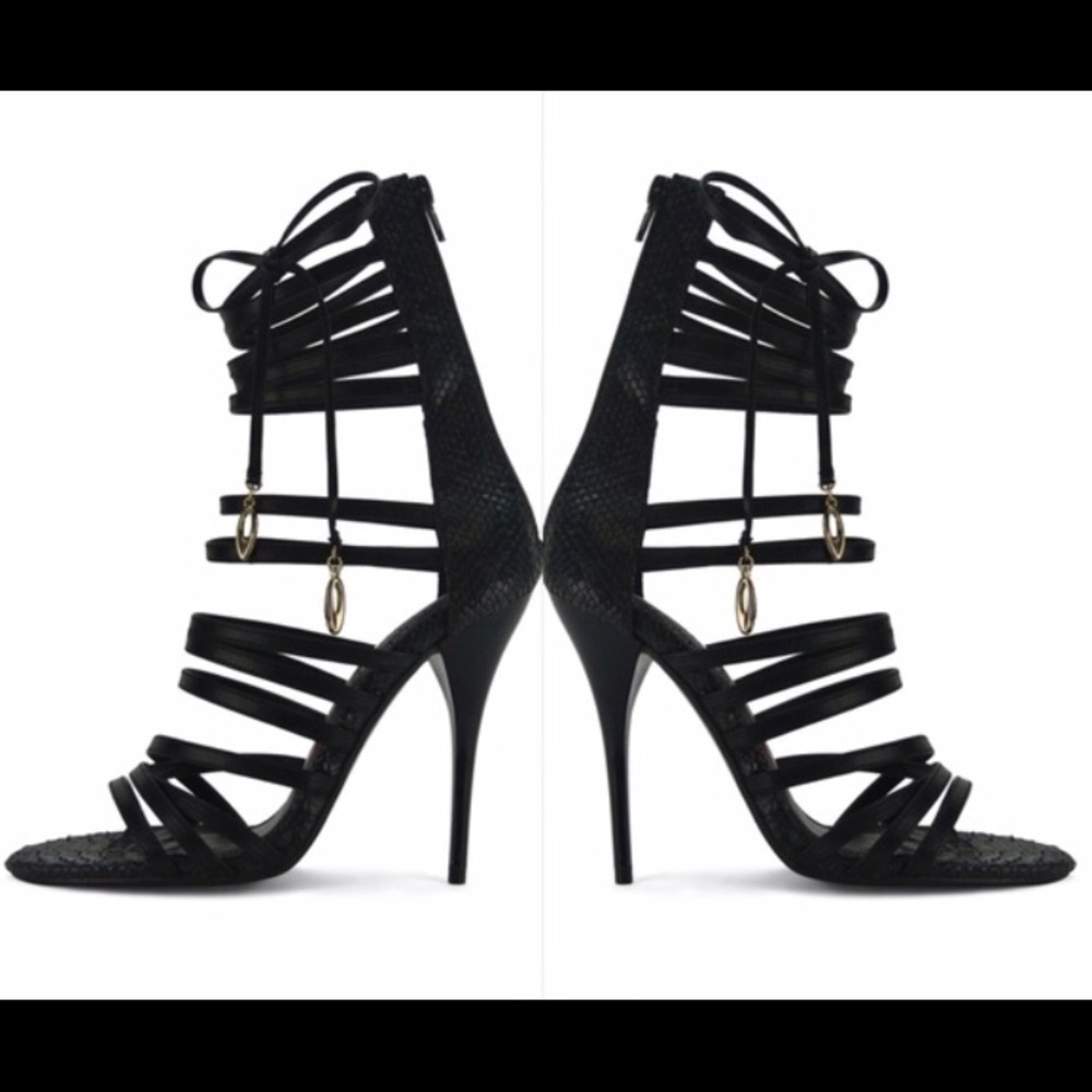 Strappy Black Sandals